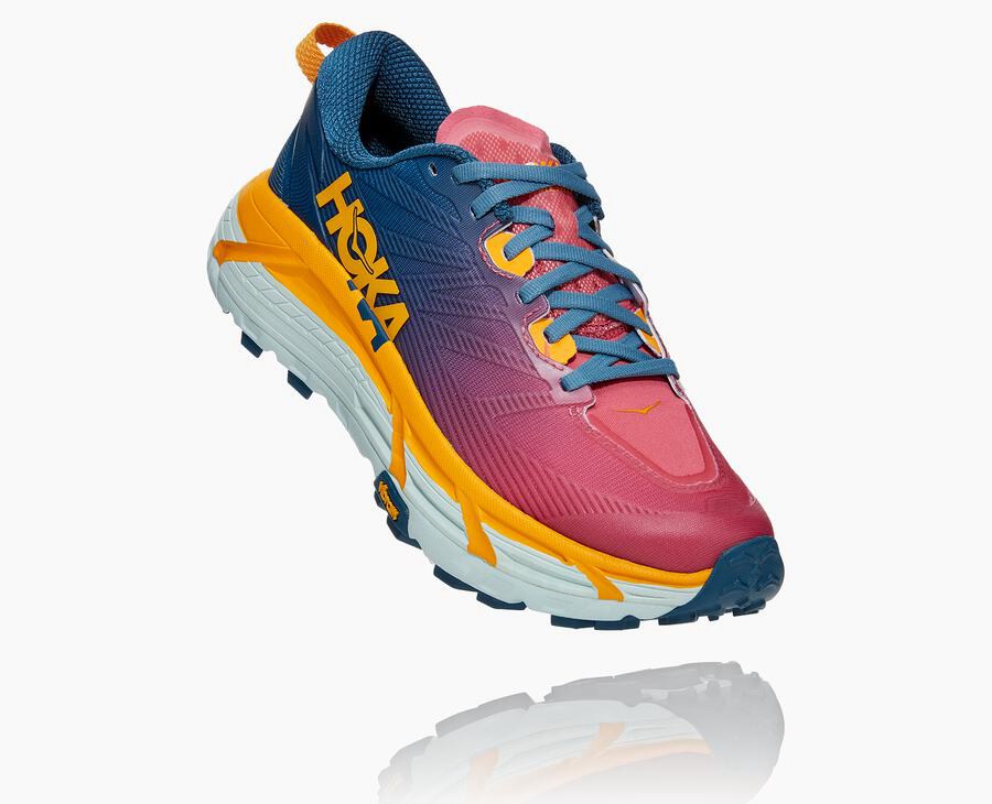 Tenis Hoka One One Trail Mujer Azules - Mafate Speed 3 - UXQO12608